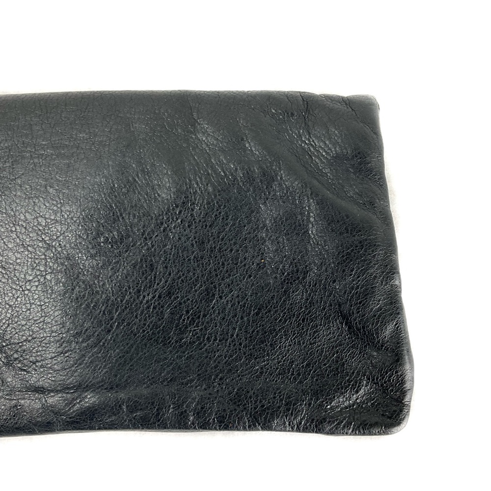 Balenciaga Black Classic Envelope Leather Clutch Bag - Picture 4 of 12